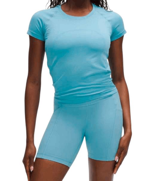 Lululemon Athletica Swiftly Tech Short-Sleeve Shirt 2.0 'Waist Length' Size 2